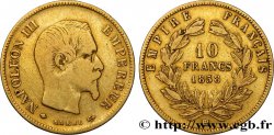 10 francs or Napoléon III, tête nue 1858 Strasbourg F.506/6