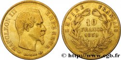 10 francs or Napoléon III, tête nue 1859 Paris F.506/7