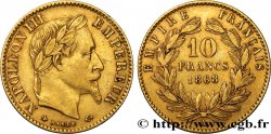 10 francs or Napoléon III, tête laurée, type définitif à grand 10 1868 Paris F.507A/17