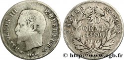 20 centimes Napoléon III, tête nue 1860 Paris F.148/14