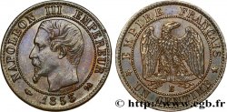 Un centime Napoléon III, tête nue 1853 Rouen F.102/2