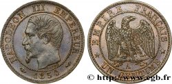 Un centime Napoléon III, tête nue 1854 Paris F.102/9