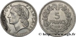 5 francs Lavrillier, nickel 1938 F.336/7