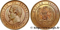 Dix centimes Napoléon III, tête nue 1853 Paris F.133/2