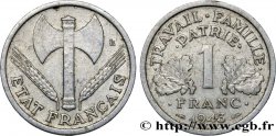 1 franc Francisque, lourde 1943 Paris F.222/4