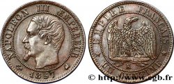 Un centime Napoléon III, tête nue 1857 Bordeaux F.102/36