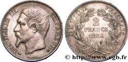 2 francs Napoléon III, tête nue, grand BB 1856 Strasbourg F.262/6 MBC52