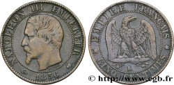 Cinq centimes Napoléon III, tête nue 1856 Bordeaux F.116/34