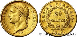 20 francs or Napoléon tête laurée, Empire français 1813 Perpignan F.516/34