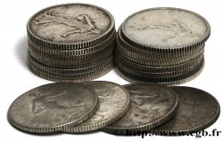 Lot de 20 pièces de 1 francs Semeuse, argent - - F.217/-