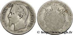 2 francs Napoléon III, tête laurée 1866 Strasbourg F.263/3