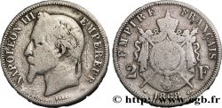 2 francs Napoléon III, tête laurée 1868 Paris F.263/8