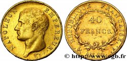 40 francs or Napoléon tête nue, Calendrier révolutionnaire 1805 Paris F.537/2