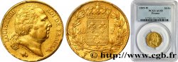 20 francs or Louis XVIII, tête nue 1819 Lille F.519/18
