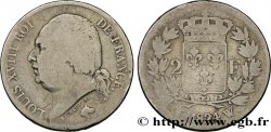 2 francs Louis XVIII 1824 Lille F.257/62