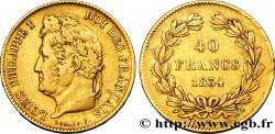 40 francs or Louis-Philippe 1834 Bayonne F.546/7 MBC40
