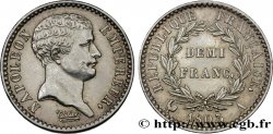 Demi-franc Napoléon Empereur, tête de nègre 1807 Paris F.176/1