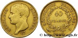 40 francs or Napoléon tête nue, type transitoire 1807 Limoges F.539/2