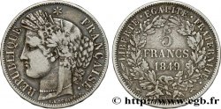 5 francs Cérès, IIe République, Main/Main 1849 Paris F.327/2 BC30