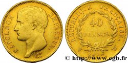 40 francs or Napoléon tête nue, type transitoire 1807 Lille F.539/5
