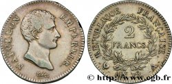2 francs Napoléon Empereur, Calendrier révolutionnaire 1804 Paris F.251/1