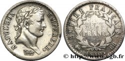 Demi-franc Napoléon Ier tête laurée, Empire français 1810 Strasbourg F.178/12