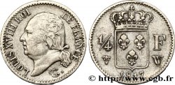 1/4 franc Louis XVIII 1817 Lille F.163/11