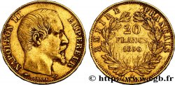 20 francs or Napoléon III, tête nue 1856 Paris F.531/9 TB35