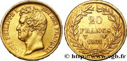 20 francs or Louis-Philippe, Tiolier, tranche inscrite en relief 1831 Lille F.525/5 MBC45