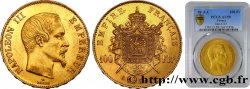 100 francs or Napoléon III, tête nue 1859 Paris F.550/7