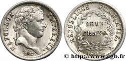Demi-franc Napoléon Ier tête laurée, République française 1808 Paris F.177/2