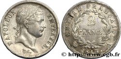 2 francs Napoléon Ier tête laurée, Empire français 1813 Paris F.255/52