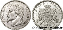 5 francs Napoléon III, tête laurée 1867 Paris F.331/10 TTB