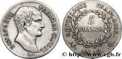 5 francs Bonaparte Premier Consul 1804 Perpignan F.301/23