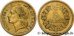 5 francs Lavrillier, bronze-aluminium 1945 Castelsarrasin F.337/6