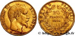 20 francs or Napoléon III, tête nue 1854 Paris F.531/2