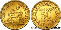 50 centimes Chambres de Commerce 1926 Paris F.191/8 SUP58