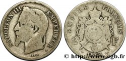 2 francs Napoléon III, tête laurée 1869 Strasbourg F.263/10