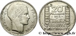 20 francs Turin, rameaux longs 1933  F.400/5 TTB42