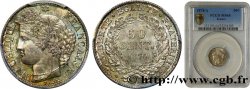 50 centimes Cérès, IIIe République 1874 Paris F.189/7