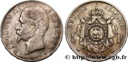5 francs Napoléon III, tête nue 1854 Paris F.330/1