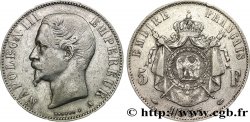 5 francs Napoléon III, tête nue 1857 Paris F.330/10