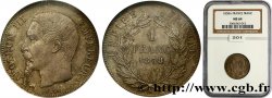 1 franc Napoléon III, tête nue 1858 Paris F.214/11