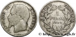 1 franc Napoléon III, tête nue 1863 Strasbourg F.214/20