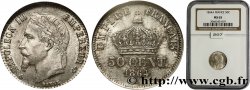 50 centimes Napoléon III, tête laurée 1864 Paris F.188/2