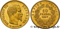 10 francs or Napoléon III, tête nue 1857 Paris F.506/4