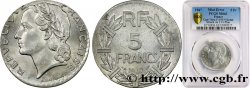 5 francs Lavrillier en aluminium, fauté de frappe 1947 Paris F.339/9 var.