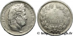 5 francs Ier type Domard, tranche en relief 1831 Rouen F.320/2
