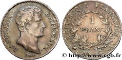 1 franc Napoléon Empereur, Calendrier révolutionnaire 1805 Paris F.201/14