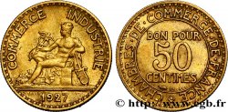 50 centimes Chambres de Commerce 1927 Paris F.191/9
